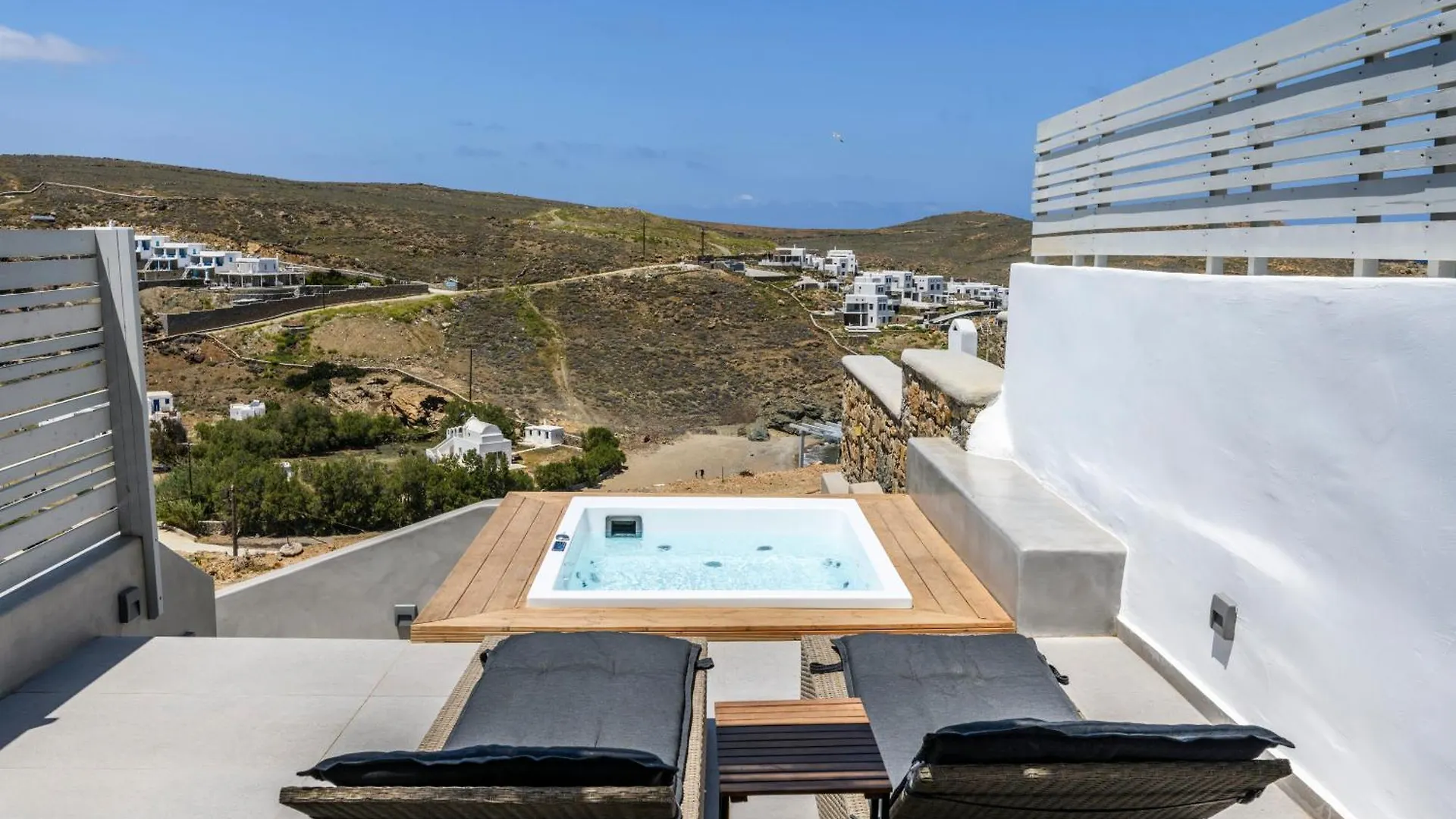 Sea Rock & Sky Private Mykonos Residence Merchia Beach 0*,