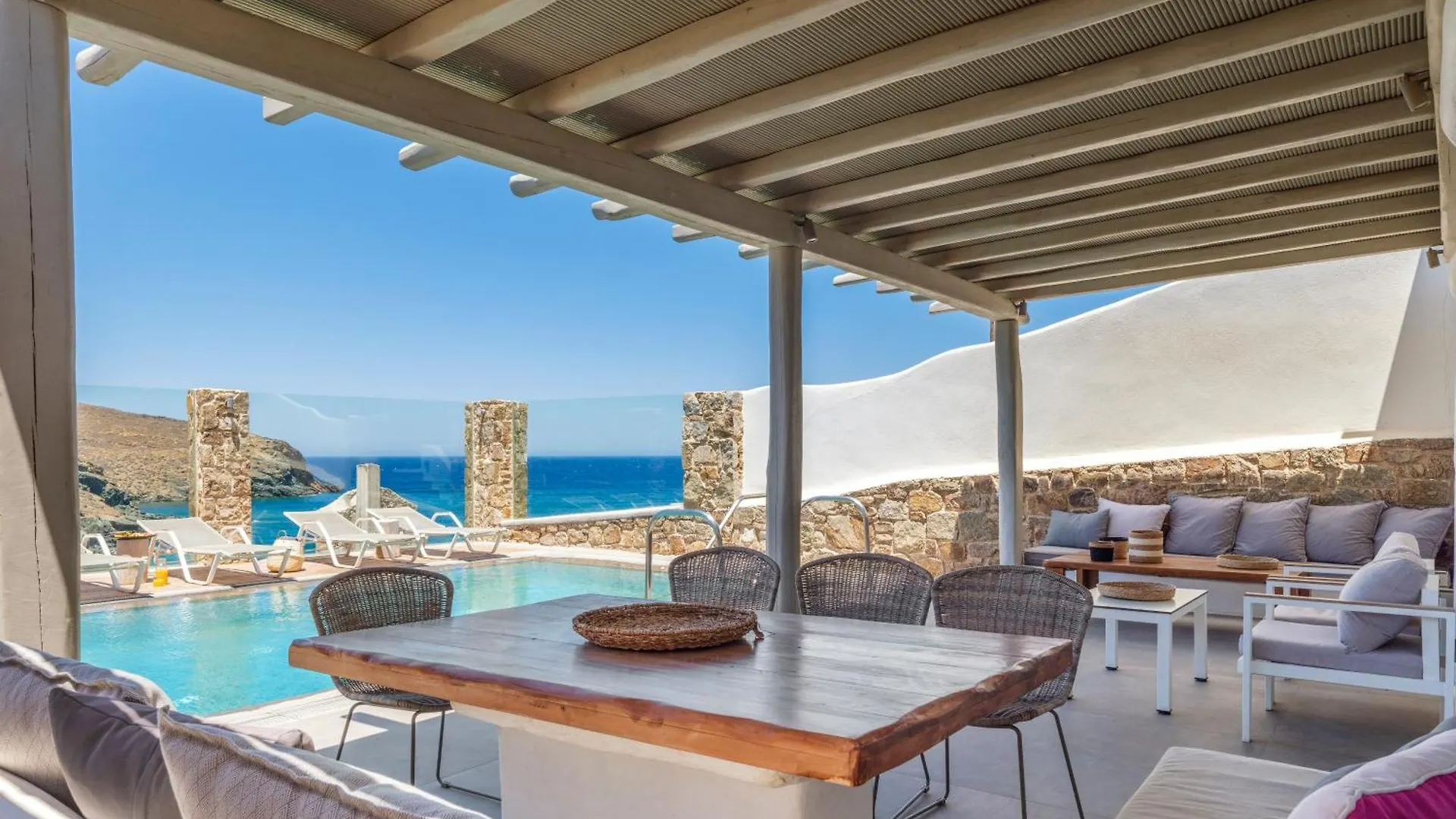 Sea Rock & Sky Private Mykonos Residence Merchia Beach 0*,  Greece