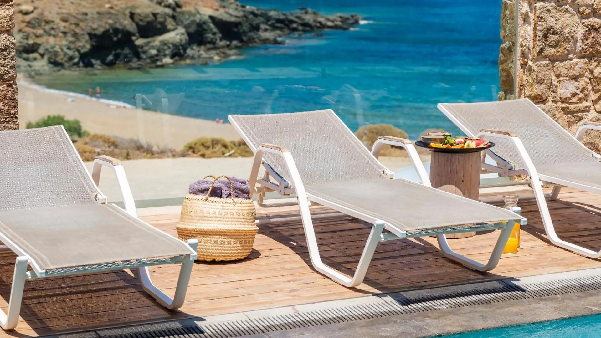 Aparthotel Sea Rock & Sky Private Mykonos Residence Merchia Beach Greece